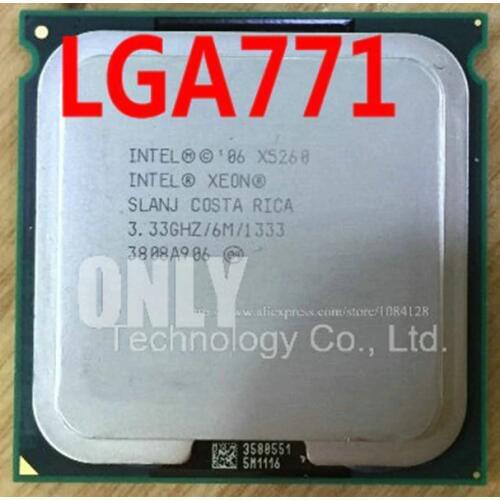 Intel Xeon X5260 3.33GHz/6M/1333 Processor close to LGA771 Core 2 Dual-core 2 Pieces adaptor free