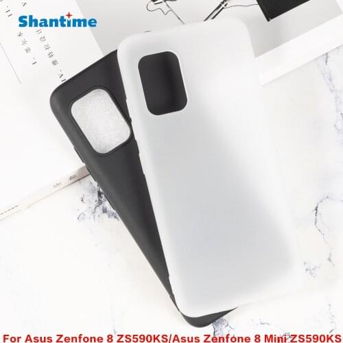 For Asus Zenfone 8 Mini ZS590KS Gel Pudding Silicone Phone Protective Back Shell For Asus Zenfone 8 ZS590KS Soft TPU Case