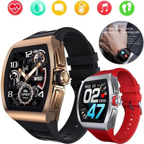 Luxury Touch Screen Smart Watch Heart Rate Blood Pressure Monitor Calls/Messages Reminder Sport Fitness Wristband for Women Men