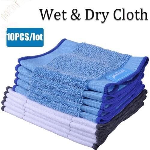 Microfiber Wet Dry Dweeping Pro-Clean Mop Cloths Rags Parts For Robot iRobot Braava Minit 4200 5200 5200C 380 380t Accessories