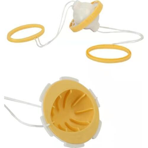 Golden Egg Trap Artifact With Drawstring Manual Rotating Egg Yolk White Mixer Egg Shaker PP Interesting Kitchen Gadget