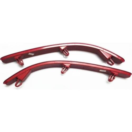 1 Pair Car Styling Rear Bumper Reflector Lamps Overhead Decorative Lights Red For VW Touareg 2002-2010 7L6945105A 7L6945106A