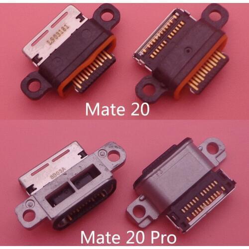 10pcs For Huawei Mate 20 PRO Mate 20 Mate20 Micro USB Dock Charging Port Connector socket power plug repair parts replacement