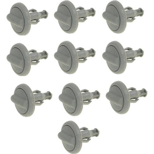 10 PCS Grey Plastic Parcel Shelf Clip Early Type End For Nissan Juke 799161KA3A
