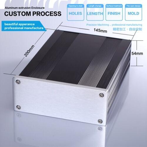 145*54*200/5.7''x2.12''x3.14''(wxhxl) mm Aluminum box For PCB