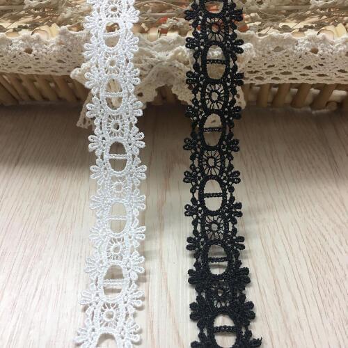 3yards/lot 2.5cm Clothing accessories DIY water soluble lace lace children 's wear women' s underwear polyester bar code shelf