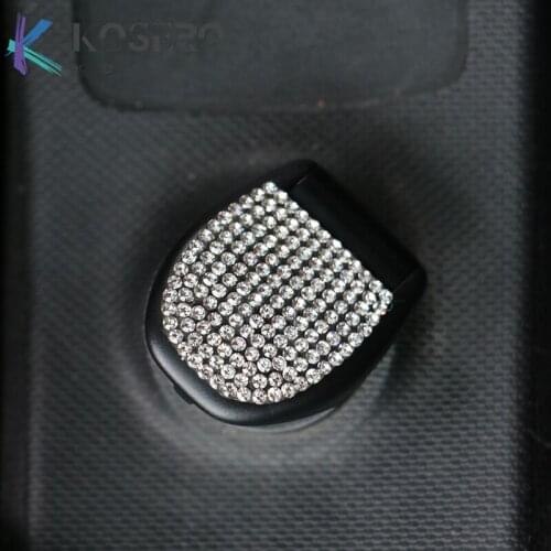 3D Flash Drill Car Stickers Cigarette lighter cover Decoration for Mercedes new smart 453 Fortwo Forfour Modification accessorie