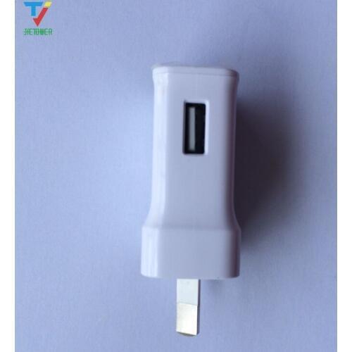 500pcs/lot Genuine Quality 5.3V 2A AU Wall Charger Home AC Travel Adapter wall charger plug for Cell phone wholesale cheap