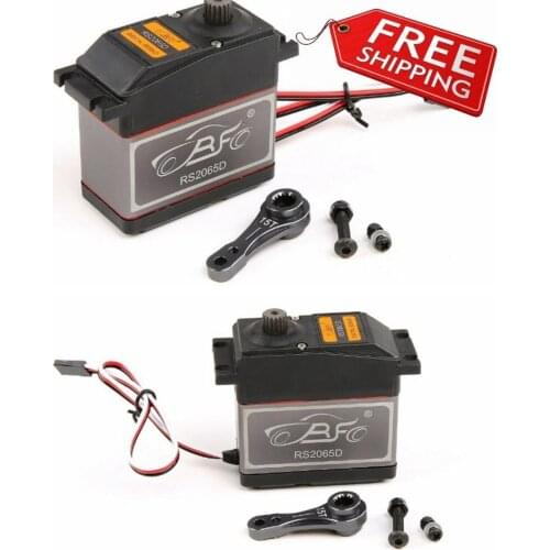 65KG Big Torque Metal Gear Steering Servo with 15T/17T double-sided CNC metal arm For 1/5 hpi rovan baja 5b 5t losi 5Ive-T