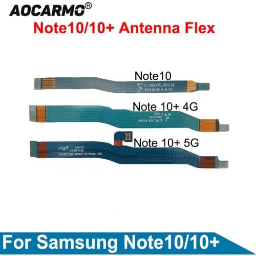 Aocarmo For Samsung Galaxy Note10 10+ 10 Plus 4G 5G Wi-Fi Signal Antenna Main Board Connector Motherboard Connection Flex Cable