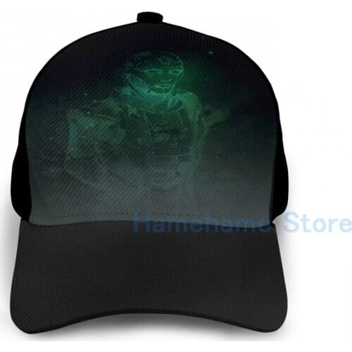 Fashion Mass Effect - Thane Krios Basketball Cap men women Graphic print black Unisex adult hat