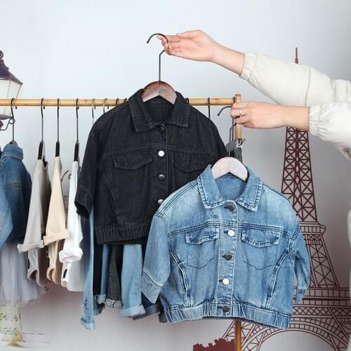 Childrens Clothing Baby Boys and Girls Denim Jackets 2019 Spring Autumn Fashion New Kids Cowboy Jackets Toddler Coats Outwear