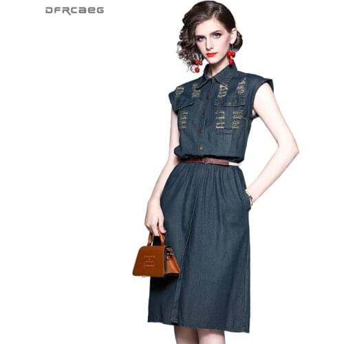 Летние платья без рукавов DFRCAEG China At AliExpress