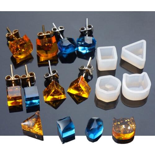 Doreen Box Silicone Resin Mold For Jewelry Making Cat Animal White 10mm( 3/8") x 7mm( 2/8"),5 PCs 2017 new