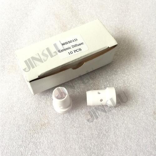 Ceramic Gas Diffuser 030.0029 50pcs Binzel MB 401D 501D MB501 Mig Torch Gun Water Cooled 500A CO2