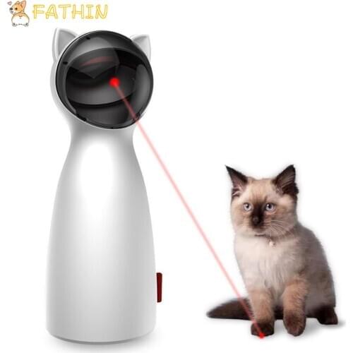 FATHIN Boltz Cat Laser Toy Automatic Cat Toy Interactive for Kitten Pet Supplies