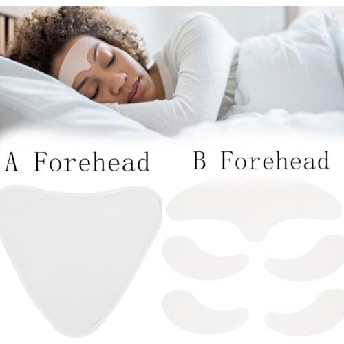 Reusable Useful Beauty Skin Care Transparent Washable Self Adhesive Silicone Anti Wrinkle Forehead Mask Sticker Skin Care Tool