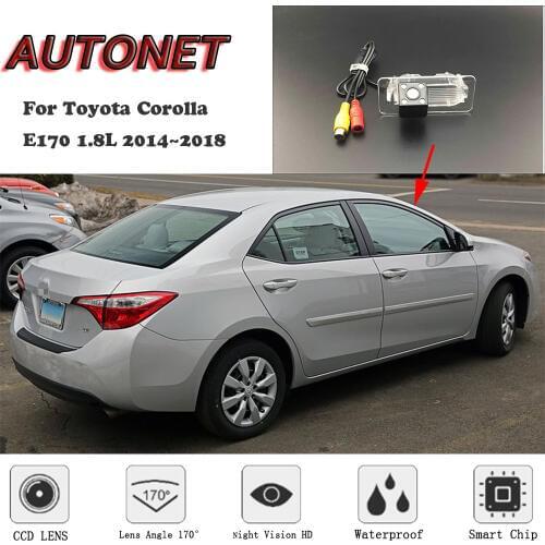 AUTONET Backup Rear View camera For Toyota Corolla E170 1.8L 2014~2018/HD Night Vision/Parking Camera/license plate camera