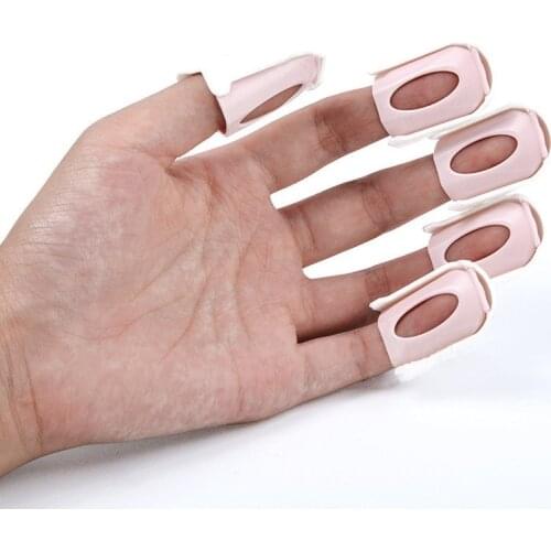 5PCS Plastic Gel Nail Soak Off UV Gel Art Polish Remover Wrap Playable Phone Nail Remover Cap Clip