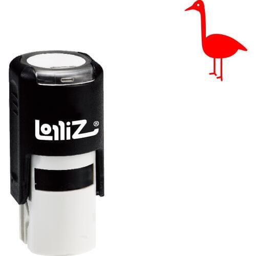 LolliZ Solid Animal Symbol Series Design #44 Self-Inking Rubber Stamp