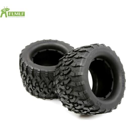 Rubber All Terrain Tire Kit Fit for 1/8 HPI Racing Savage XL FLUX Rofun Rovan TORLAND Monster Brushless Truck Rc Car Toys Parts