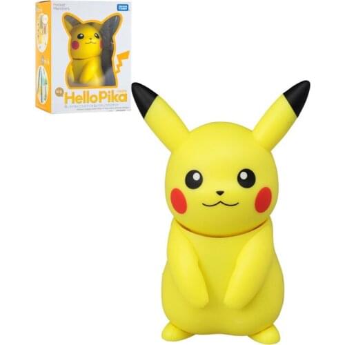 Takara Tomy Genuine Pokemon Anime Kawaii Pikachu Eevee Robot Can Speak PVC Action Figures Model Doll Kids Toys Collections Gifts