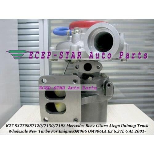 K27 53279887130 53279887192 53279707130 53279707192 9060965399 Turbo For Mercede Benz Atego Unimog Truck OM906 OM906LA E3 6.4L