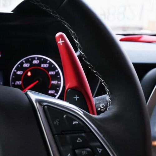 For 16-20 Chevrolet Camaro Car Aluminum Alloy Steering Wheel Shift Extension Paddle Interior Modification Accessories