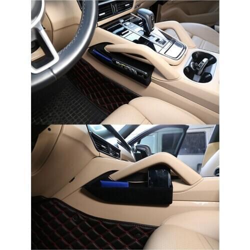 For Porsche Cayenne 2018-2020 Inner Console Gear Box Side Storage Box Car Styling