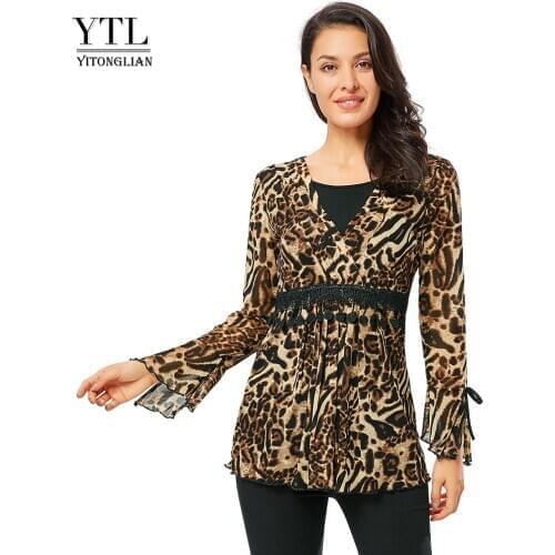 Yitonglian Wrap Blouses