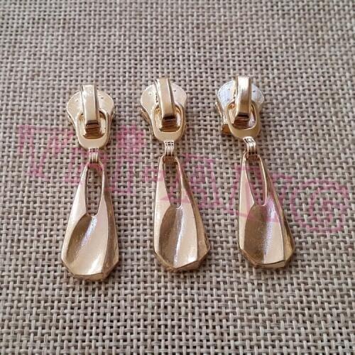 20pcs/lot, 28*12mm Unique Fashion 5# Zipper Sliders for Clothes /Bag/Shoes