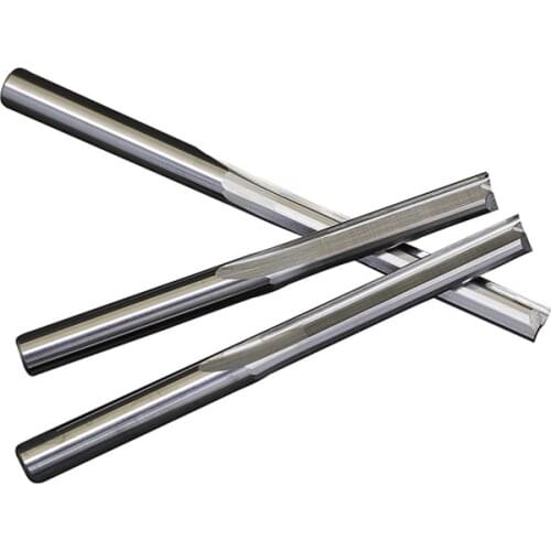 5pcs/lot 6*22MM Carbide Two/Double Flute Straight Slot Router Bit, CNC Carving Engraving Tools, Milling Cutter