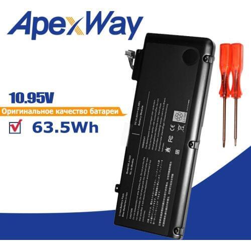 Apexway Laptop Battery A1322 For Apple MacBook Pro 13 " A1278 Mid 2009 2010 2011 2012 Screwdriver Battery