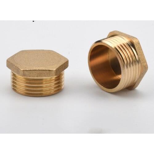 Free shipping 10 Pieces Brass 1/4" Male To 3/8" Female BSP Reducing Bush Reducer Fitting Gas Air Water Fuel Hose Connector