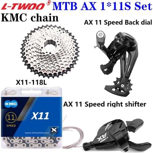LTWOO AX 1X11S MTB Bike Derailleurs Trigger Shifter Cassette Flywheel 11-40/42/46/50/52T KMC X11 Chain Set Bicycle Groupset