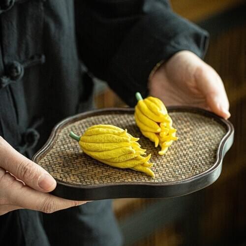 Hand Made Buddha Gourd Tea Pet Ornaments Tea Table Decoration Small Ornaments Buddha Pottery Hand Held Ceramic Art Tea Ceremony