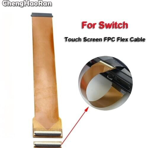 ChengHaoRan 1Pc For Nintendo Switch NS Joy-Con Console Touch Screen FPC Flex Cable Clip Ribbon Connector Socket Plug