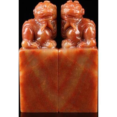 Free shipping Engraved custom Shoushan stone plaque lovers couple chapter 3x3x8.5cm