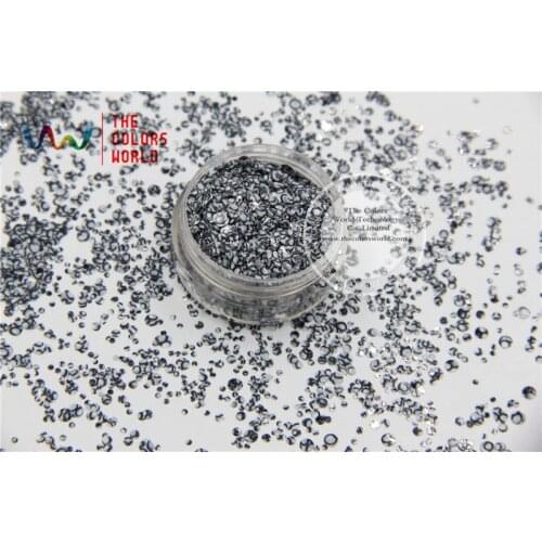TCB811-R321 Mix Dot shapes round Glitter for nail art ,nail gel,makeup nail Polish and DIY decoration