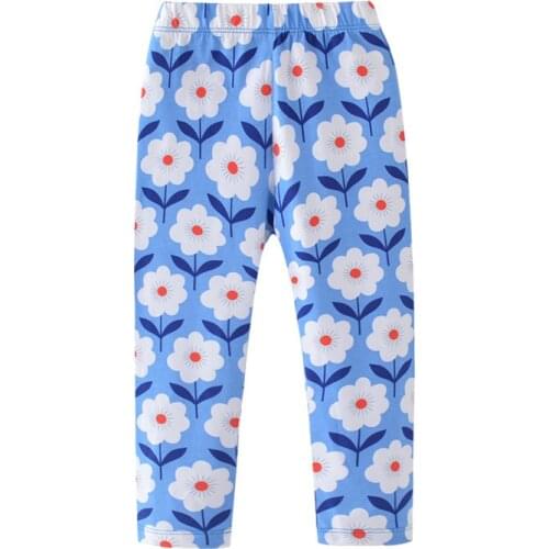 Jumping meters top brand Leggings girls pants autumn spring children girls clothes fashion all printed flowers kids leggings
