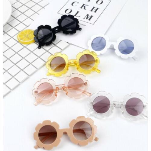Summer Baby Girl Retro Kids Sunglasses New Fashion Anti-UV Boys Children Glasses Hats Cap Accesories