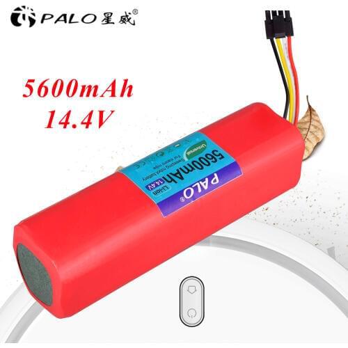 PALO Li-ion battery for Xiaomi robot roborock S50 S51 Battery 14.4V 5600mAh robot vacuum cleaner accessories parts