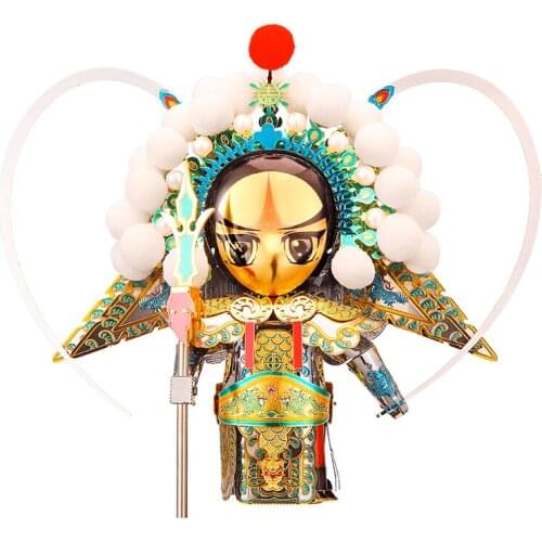 2018 Piececool 3D Metal Puzzle YANG ZONGBAO Peking Opera Model DIY Laser Cut Assemble Jigsaw Toys Desktop decoration GIFT
