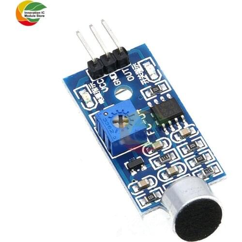 Ziqqucu Microphone Sensor AVR PIC High Sensitivity Sound Detection Module LM393 Dual Differential Comparators Output for Arduino