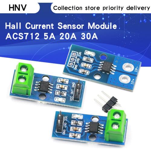 ACS712 5A 20A 30A Range Hall Current Sensor Module ACS712 Module For Arduino 5A 20A 30A