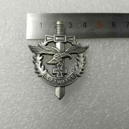 WWI GERMAN MILITARY LUFTWAFFE WITH IRON CROSS EAGLE BADGE PIN
