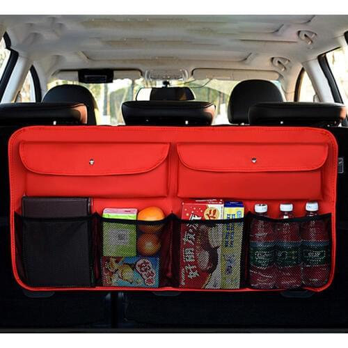OHANEE Trunk Backseat box Multi Pocket car Organizer Back Seat Storage bag Auto Stowing Tidying Interior accessories styling