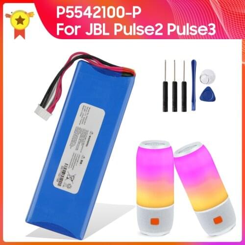 Original Replacement Battery P5542100-P for JBL Pulse3 Pulse2 6000mAh 100% Genuine Battery 6000mAh +tools