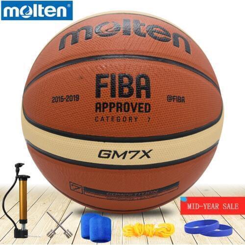Original molten basketball ball GM7X 2019 NEW version BG3800 High Quality Molten PU Material Official Size 7 indoor Basketball