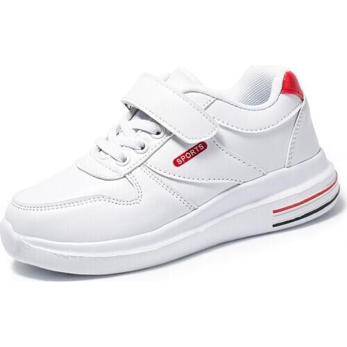 Autumn Children Boys Girl Fashion Casual Sneakers Baby/toddler/little Kids Leather Trainers Sport Shoes Soft Running White Shoes